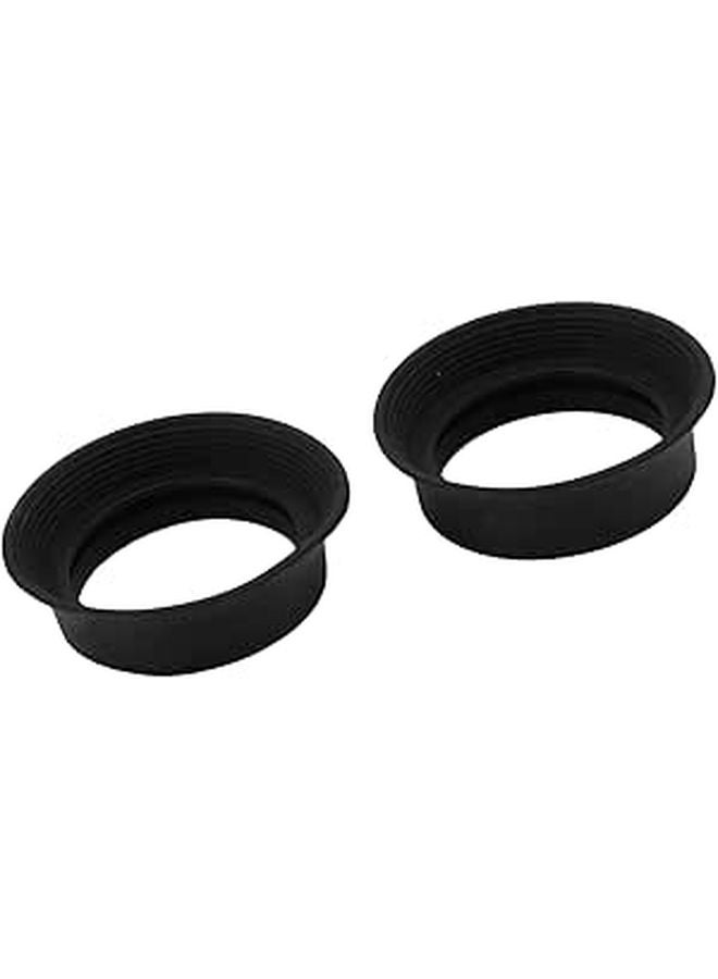 Foldable Rubber Eyepiece Eye Guard Cup 2pcs For Microscope Monocular Binocular - Image 1
