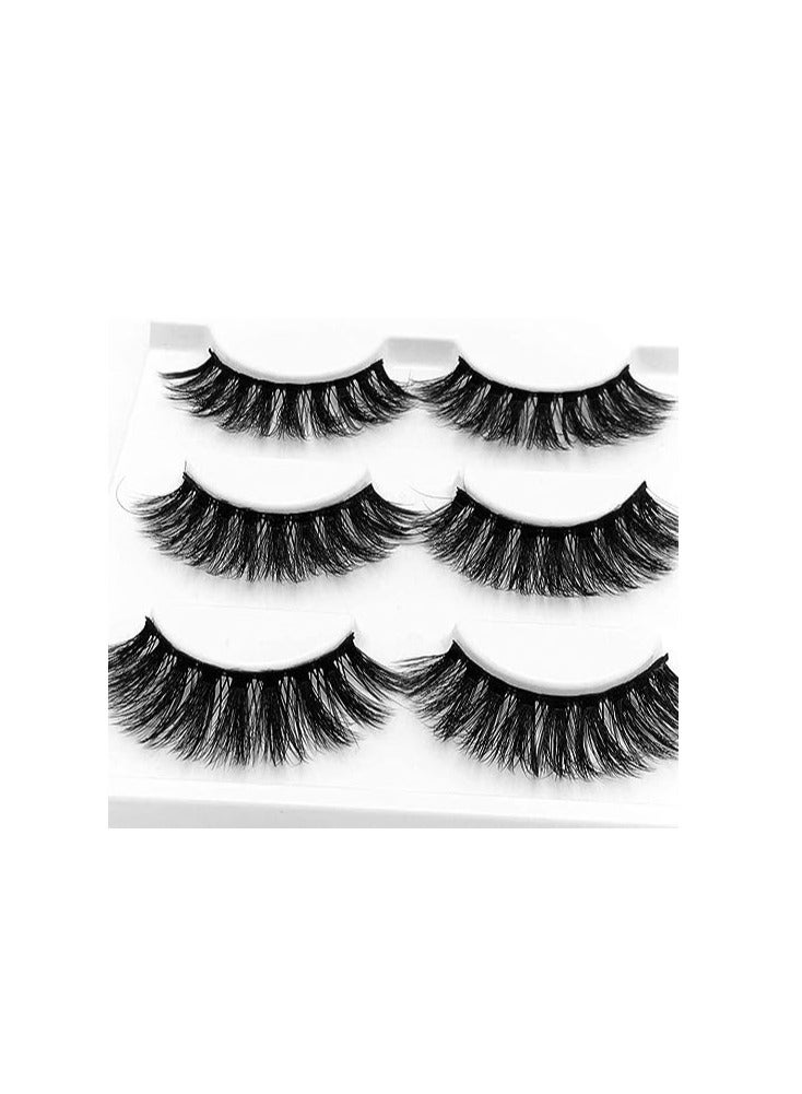 أوريتي ثلاثي الأبعاد رموش كاملة الشريط ماكياج رموش المنك الكاذبة-5 أزواج - Image 5