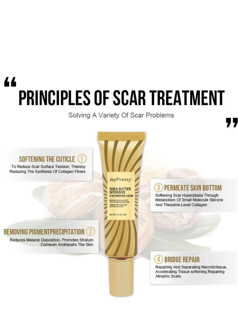 JoyPretty Shea Butter Intensive ,Scar Reducing Treatment, Intensive Repairing Scar Cream from Burns, Surgery 40g - Image 3