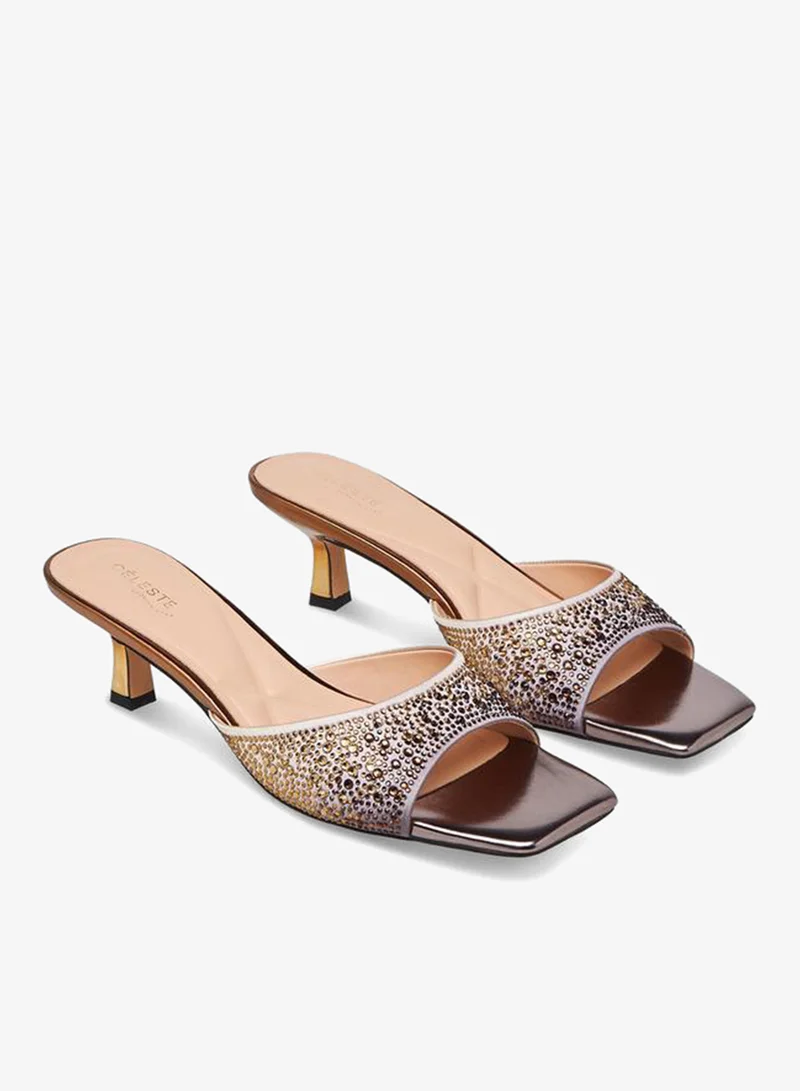 Celeste Women Kitten Heel Sandals Ramadan Collections