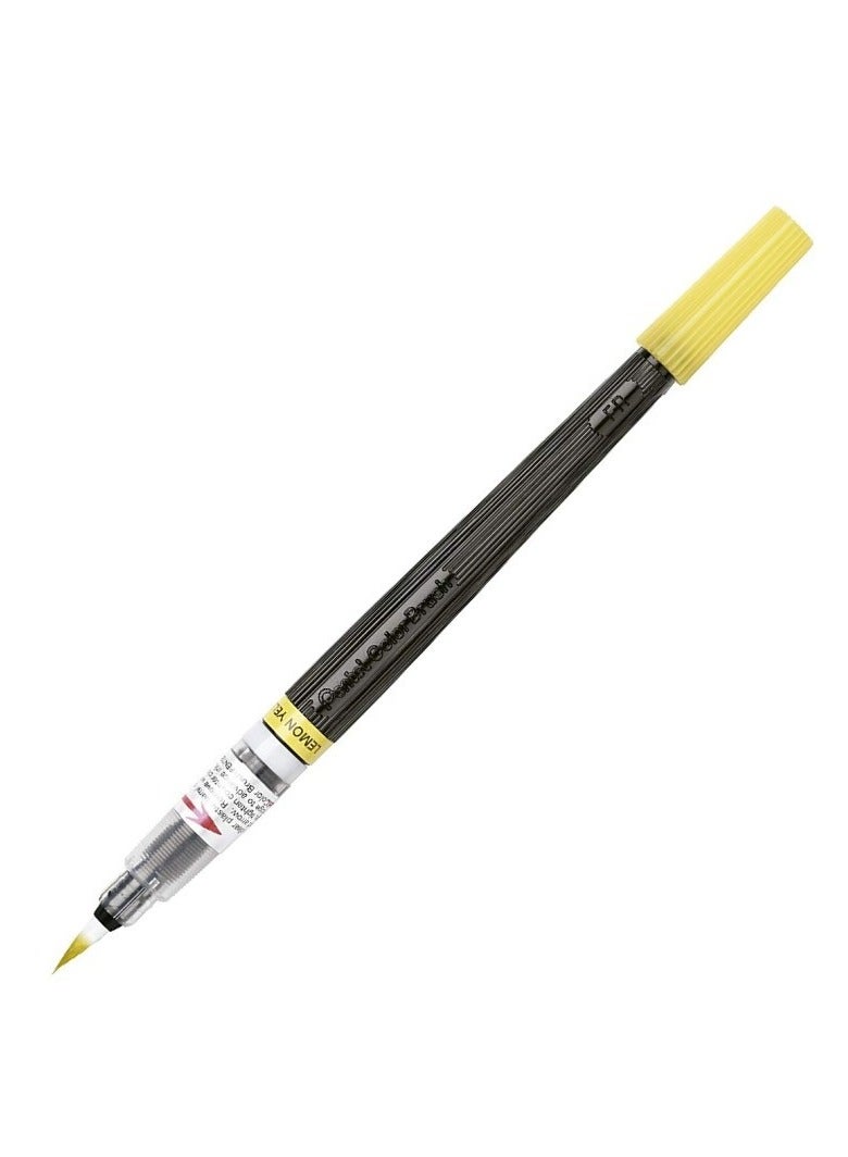 Pentel فرشاة ألوان الفن باللون الأصفر الليموني - Image 2