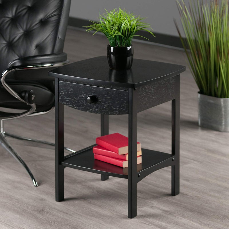 Winsome Wood Claire Accent Table, Black - Image 5