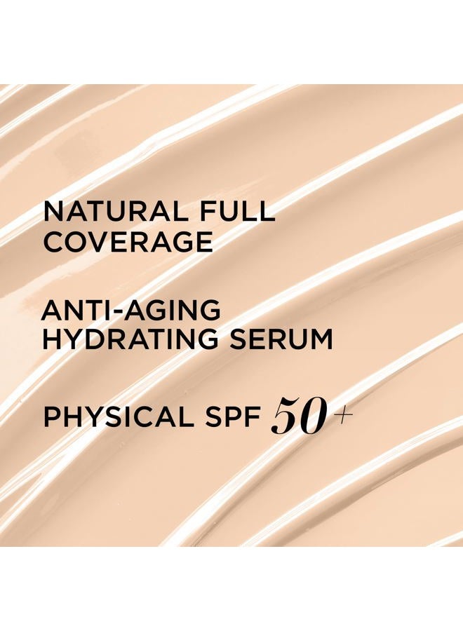 IT COSMETICS كريم CC+ الأفضل لبشرتك، لون متوسط فاتح (C) - كريم تصحيح اللون، أساس تغطية كاملة، سيروم مرطب وواقي شمس SPF 50+ - لمسة طبيعية - 1.08 أونصة سائلة - Image 3