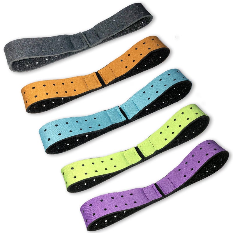 MaehSab 5 Pcs Replacement Armband Strap Heart Rate Monitor Band Soft Compatible with OTF, Orange Theory Fitness Adjustable Armband Strap (0.8 x 14.2 Inch) - Image 1
