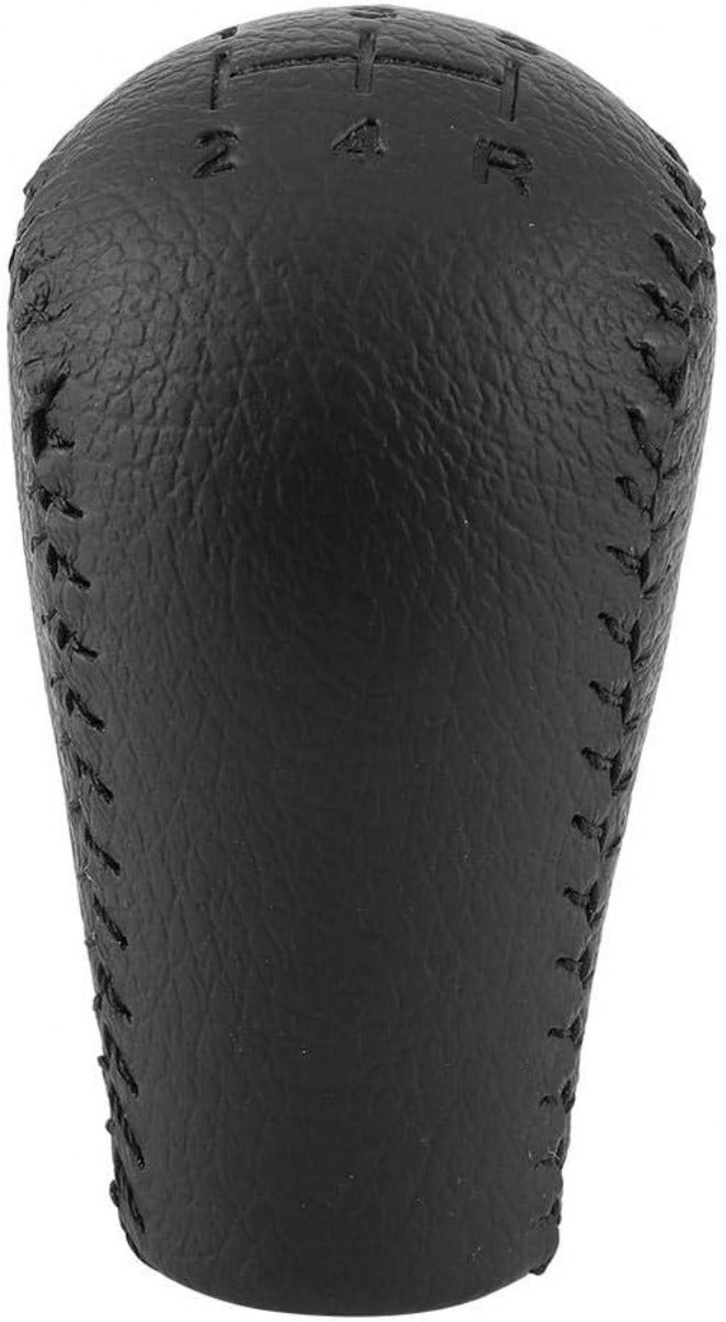 Tbest Shift Knob Hiace Gear,L200 Gear Knob Cover, MK6 MK7 2004-2014 4x4 5 Speed,Faux Leather,Black,Compact with Unique Design - Image 1
