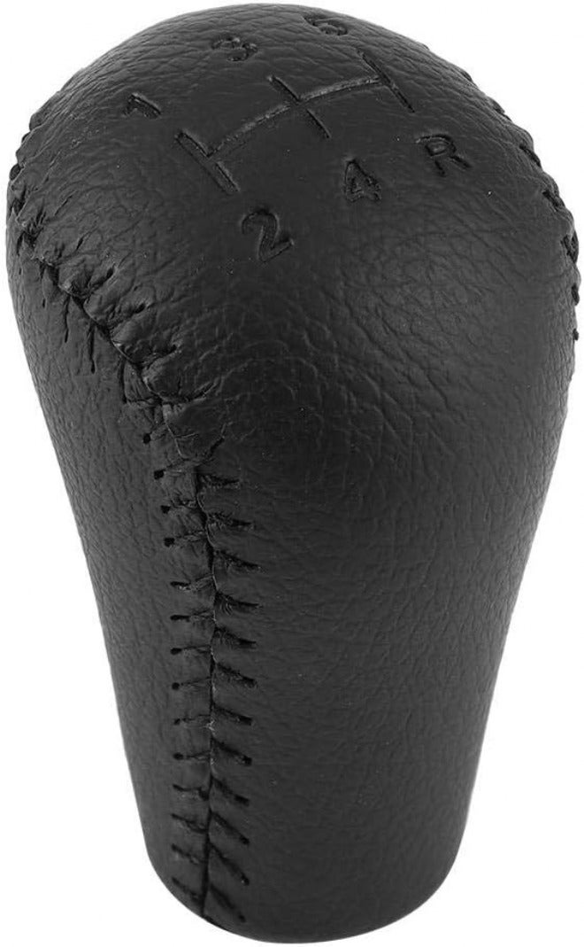 Tbest Shift Knob Hiace Gear,L200 Gear Knob Cover, MK6 MK7 2004-2014 4x4 5 Speed,Faux Leather,Black,Compact with Unique Design - Image 2