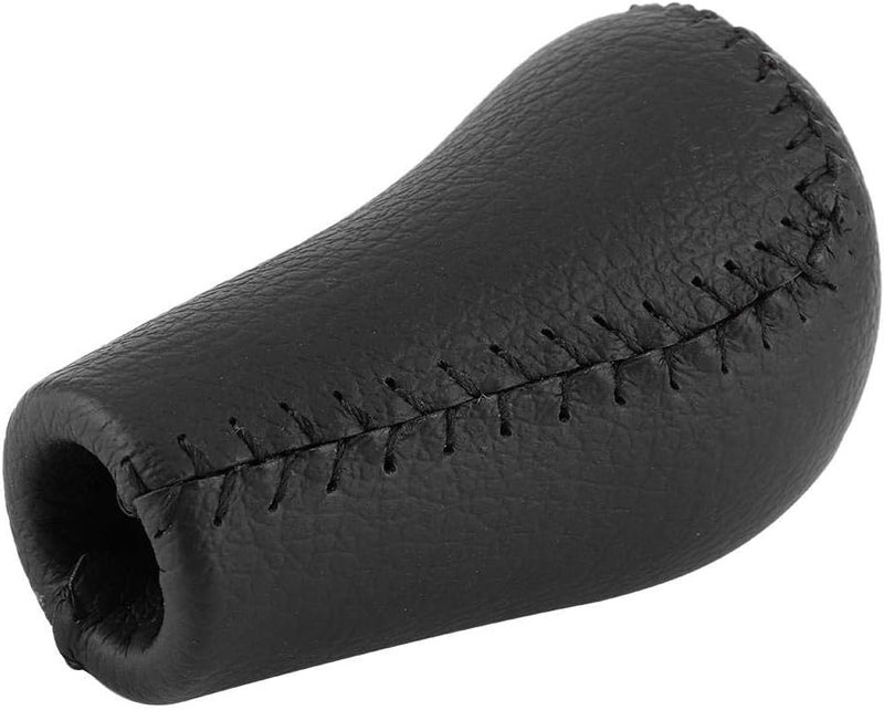 Tbest Shift Knob Hiace Gear,L200 Gear Knob Cover, MK6 MK7 2004-2014 4x4 5 Speed,Faux Leather,Black,Compact with Unique Design - Image 4