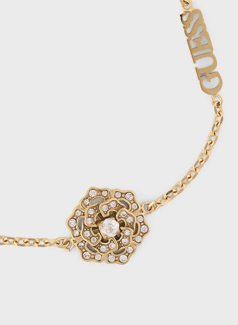 جس Crystal Peony Bracelet