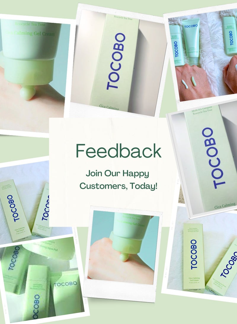 توكوبو كريم TOCOBO Cica Calming Gel لتهدئة البشرة الحساسة وترطيبها وتقوية الحاجز - Image 2