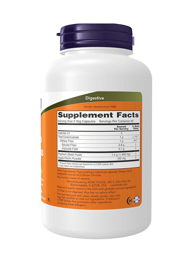 ناو فودز مكمل غذائي بقشر السيلليوم بتركيز 700 ملجم - 180 كبسولة - Image 3