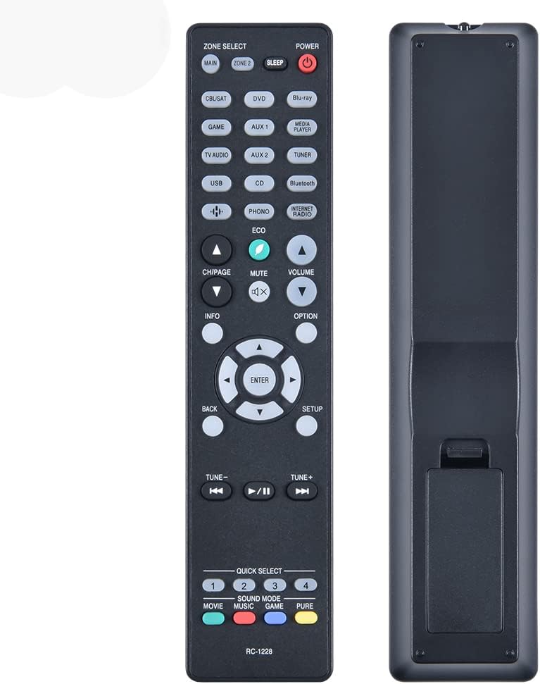 RC-1228 Replacement Remote Control for Denon RC-1192 AVR-X3100W AVR-X2100W AVR-X2700H AVR-X1600H AV Receiver