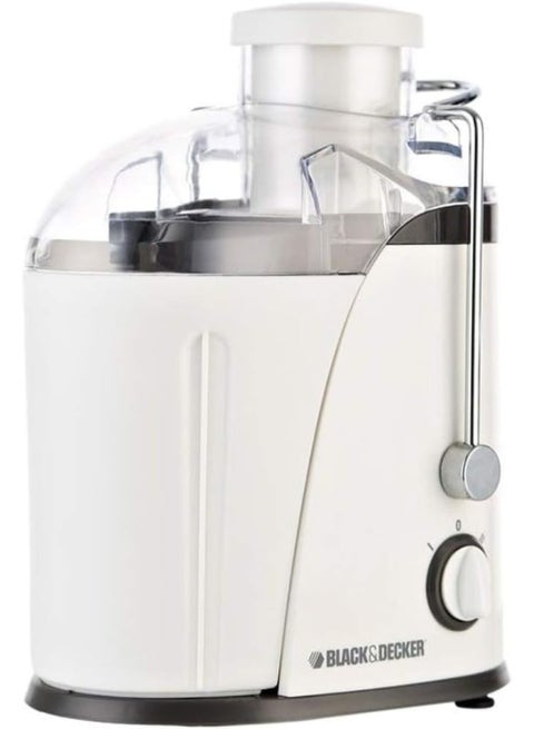 عصارة فواكهه مع انبوب عريض من بلاك اند ديكر 1.3 L 400 W JE400-B5 أبيض
