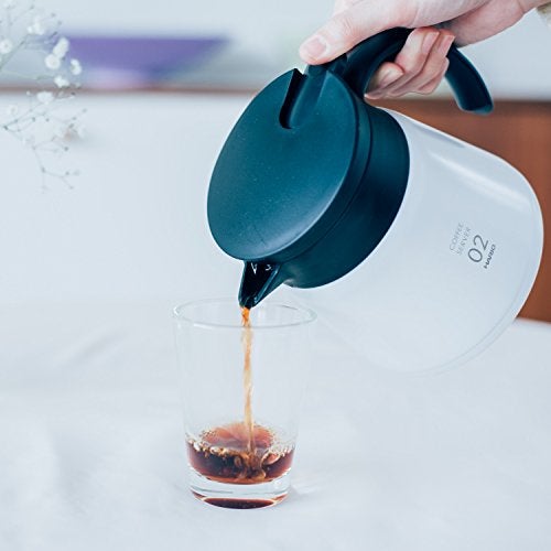 Hario V60 Insulated Metal Server, 600ml, White - Image 4