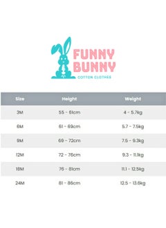 Funny Bunny Pack Of 2 Plain Color Long Sleeve Undershirt For Baby Girl  - Image 5