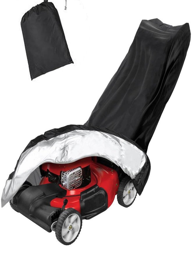 Moyubath Lawn Mower Cover,Waterproof Heavy Duty Push Mower Covers,Dust UV Protection Universal Oxford Lawn Mower Cover with Drawstring & Storage Bag(76" x 21" x 44") - Image 1