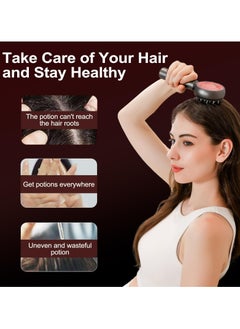 Dominy Scalp Massaging Brush with Oil Applicator - Cordless Electric Massager for Scalp & Hair, 3 Vibration Modes & EMS Massage, Portable Scalp Messenger For Hair & Head Relaxation at Home or Travel  - Image 5