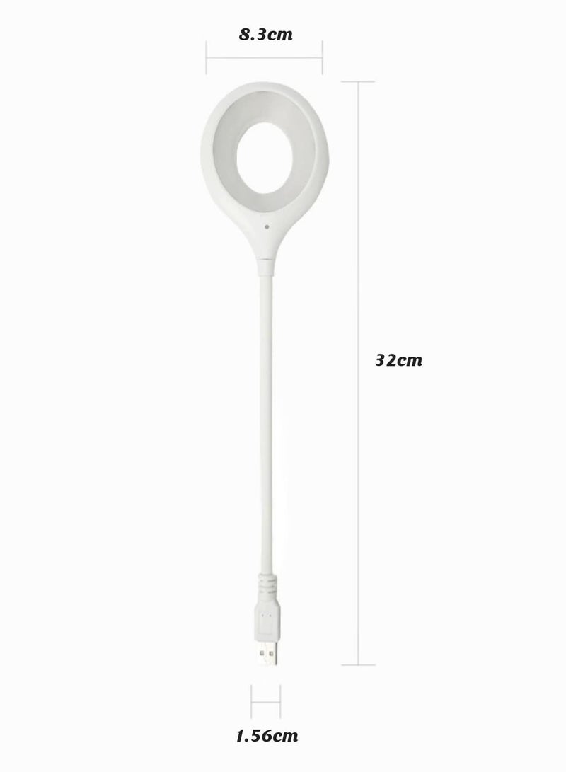 إلترازون USB Smart Voice Control LED Lamp for Bedroom Living Room Dorm Home Office Table Lamp Desk Lamp Beside Lamp Intelligent Voice Night Light Saving Energy - Image 3
