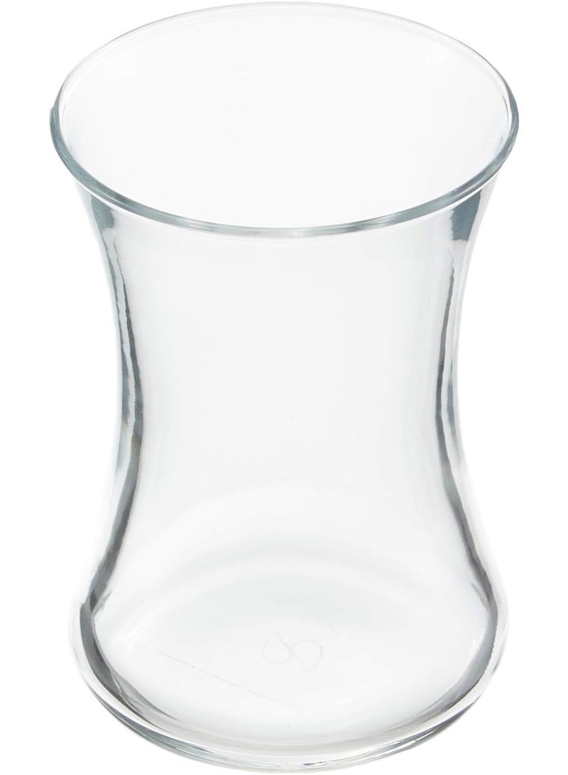Paşabahçe Pasabahce Mis Tea Glass Set 170ml – 6 Piece Traditional Turkish Tea Glasses – Clear Slim Design – 1111662 - Image 2