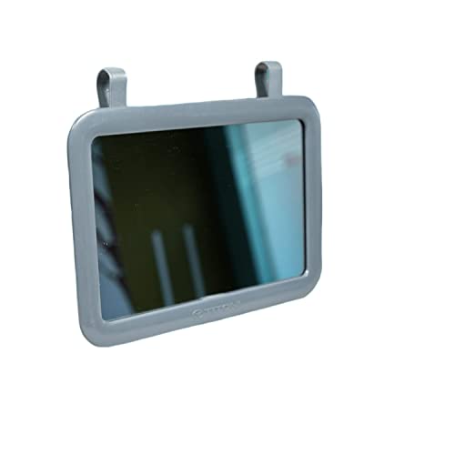 SARTE SA71V71 Car Sun Visor Mirror | Rear View Vanity Makeup Mirror for All Cars (GREY) (1 PCS) - Image 1