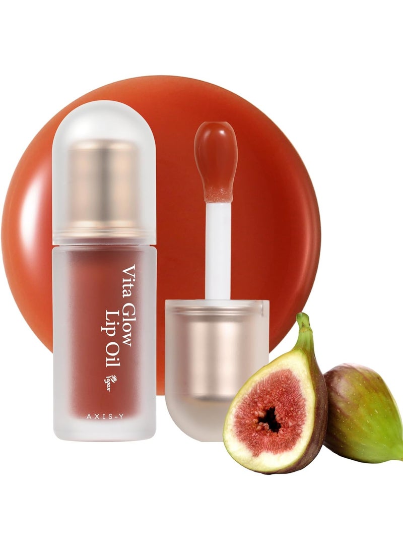 AXIS-Y Vita Glow Lip Oil Cozy Fig 4ml - Image 1