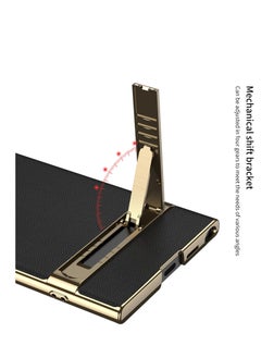 Aookay Case for Samsung Galaxy S24 Ultra Case with Pen, S24 Ultra Case with Stand Luxury PU Leather Slim Electroplate Cover for S24 Ultra,Not Original Pen (Carbon Fiber Black)  - Image 4
