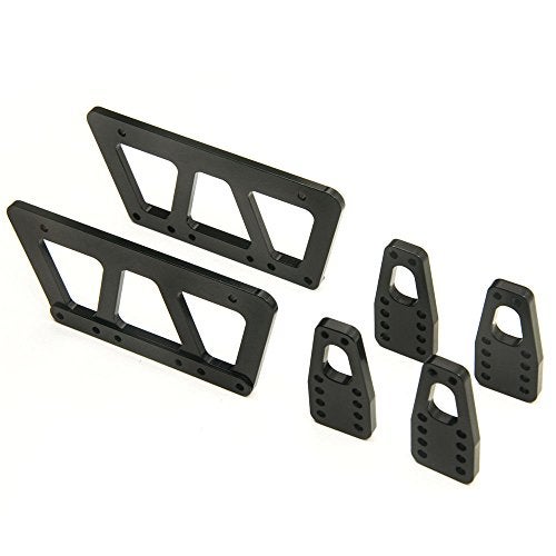 Benedict Harry Alloy Chassis Lift Plate Set Kit for 110 RC Axial SCX10 Model Car Part Black - Image 5