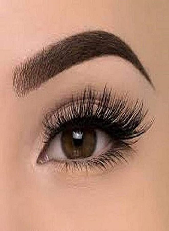 Eyelash Adhesive Glue Waterproof Dark Tone Blends with Black and Brown Lashes - Image 2