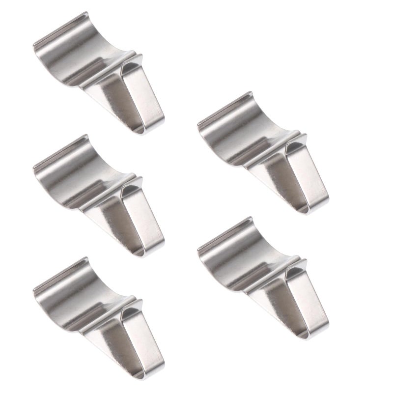 5 Pack S Shaped Stainless Steel Hidden Hooks for Vinyl Siding Outdoor Storage and Wall Decor - Image 2