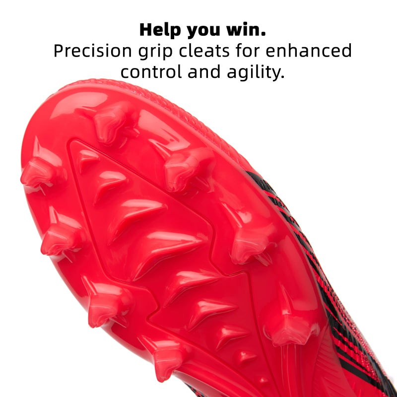 Up run Men's High Top Soccer Shoes FG Long Spikes Adult Football Shoes Lightweight Professional Athletic Training - Image 5