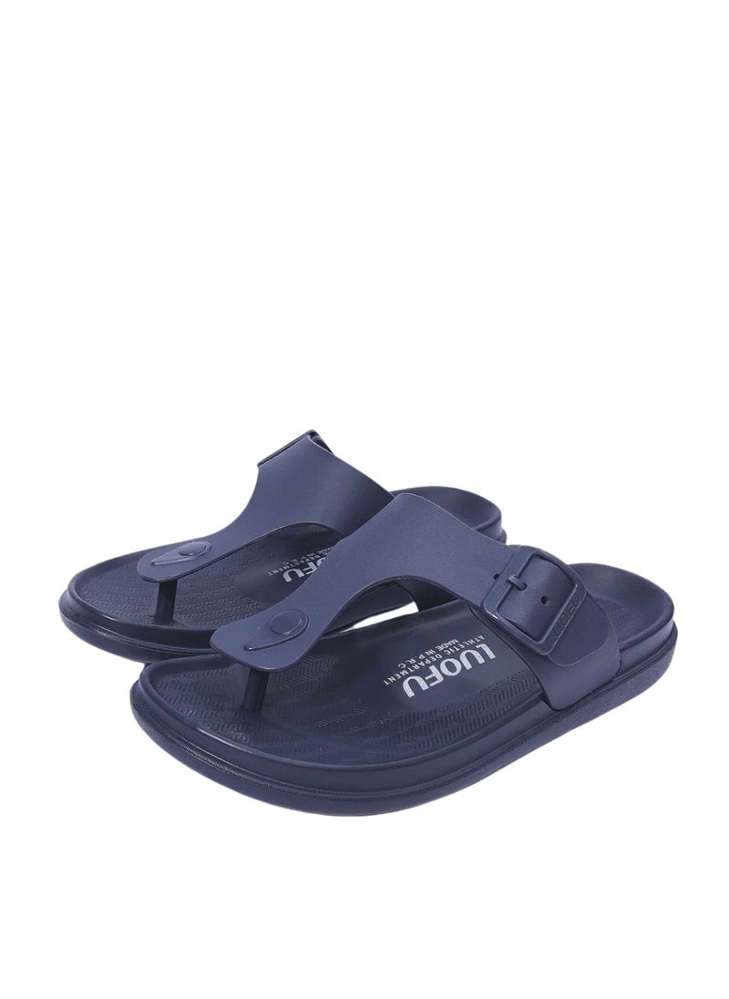 LUOFU Anti-slip flip flops for men and women lightweight summer slippers LF6175B-01-NY  - Image 2