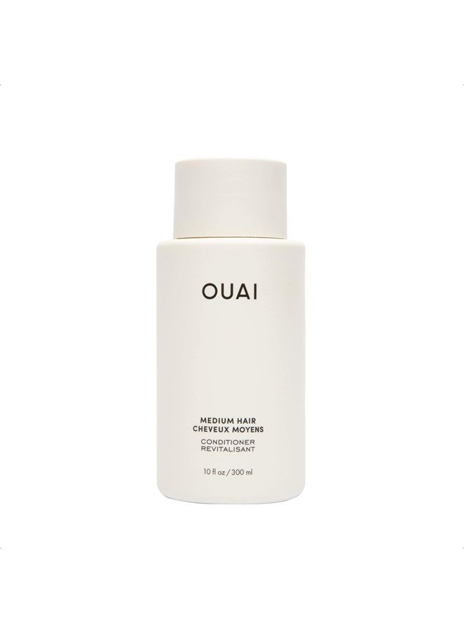 Ouai Medium Conditioner. Strengthening Keratin, Nourishing Babassu and Coconut Oils and Kumquat Extract Leave Hair Hydrated, Shiny and Smooth. Free from Parabens, Sulfates and Phthalates (10 oz) - Image 1