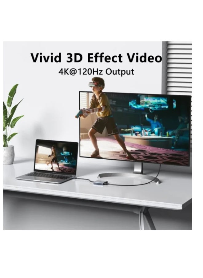 Haing USB C to Dual HDMI Adapter 4K 60hz, Type C to HDMI Converter  - Image 4