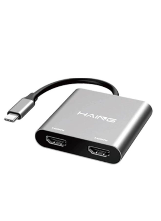 Haing USB C to Dual HDMI Adapter 4K 60hz, Type C to HDMI Converter  - Image 5