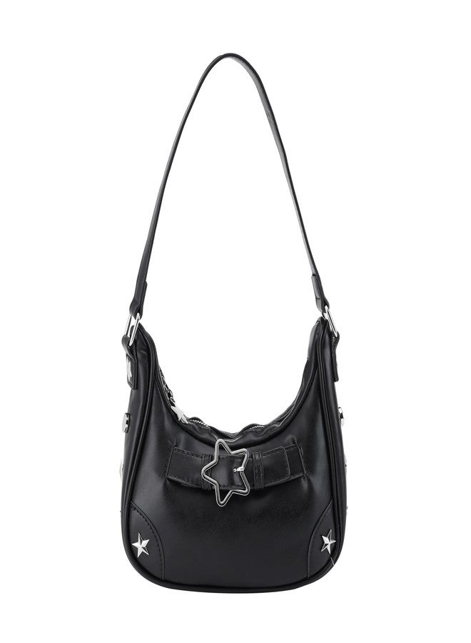 MILAKOO Leather Bag Y2K Purse for Women Goth Grunge Pouch Shoulder Bag Star Pentagram Crossbody Handbag Purse - Image 1
