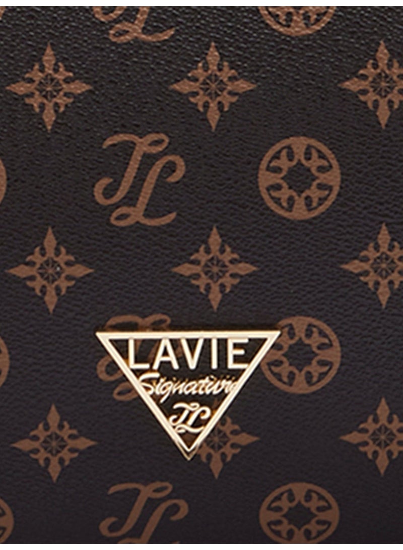 Lavie Signature Manhattan Woman's Mid Size Satchel(CHOCO) - Image 3