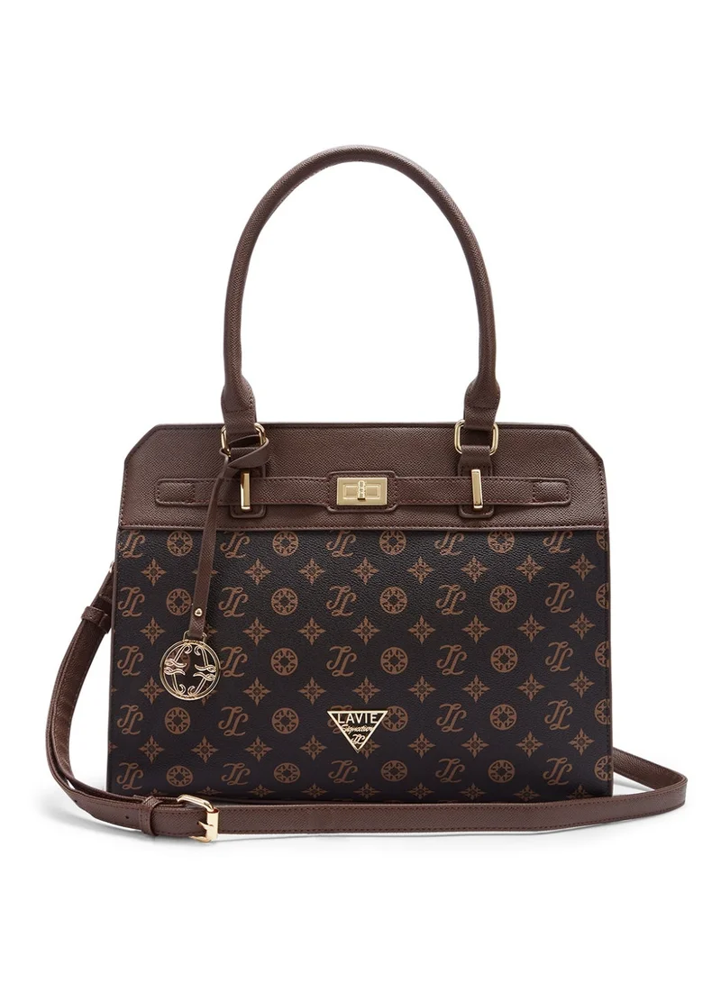 Signature Manhattan Woman's Mid Size Satchel(CHOCO)