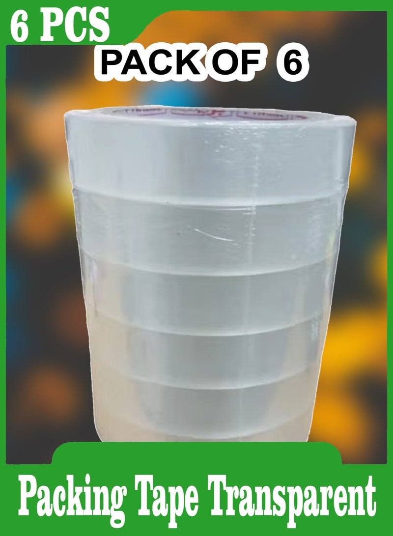 بريما شريط تغليف شفاف لاصق قوي 48 مم بطول 40 ياردة لكل منهما - Image 1