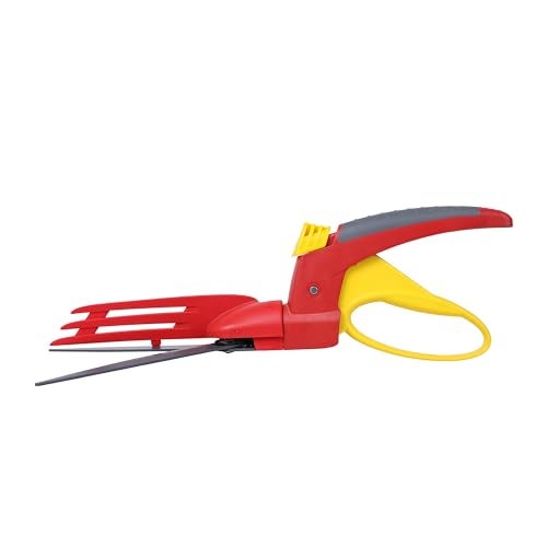 WOLF Garten Wolf-Garten 73AJA003650 Comfort® Handheld Grass Shear with One-Hand Safety Lock, 180 ° Rotating Scissor Blades, Ideal for Edging & Trimming Lawns Along Walls & Fences - RILL - Image 2