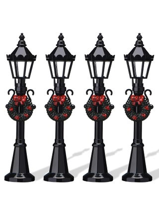 4 Pcs Mini Street Lamp Dollhouse Streetlight Models Village Pathway Lantern Post for DIY Micro Landscape Fairy Garden Accessories - pzsku/ZE7BCC9DEF29987D11009Z/45/1749606620/930d1719-8906-4e31-ba0e-cb643e084afe
