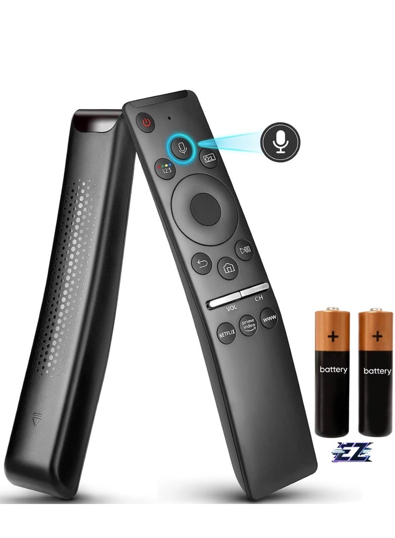 ELTRAZONE Universal Replacement Remote Control with Voice Control for Samsung Smart TV Compatible with All Samsung Smart Curved QLED LCD 8K 4K TVs with Voice Function with battery - Image 1