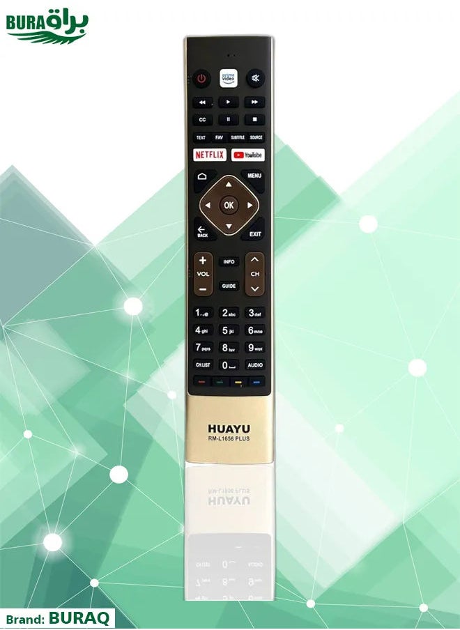 BURAQ - Rm-l1656 Plus Remote Control for Haier Lcd/led Tv - Image 1