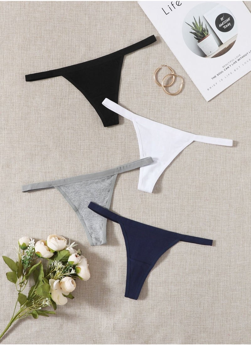 Mesery Bundle OF (4) - No Show Cotton Panties  - Image 1
