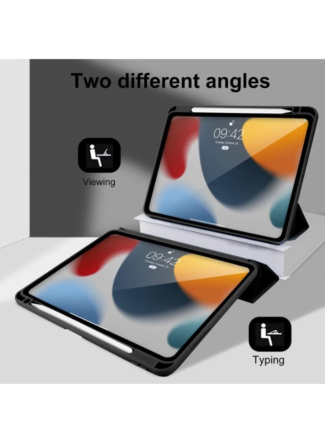 إيفو جراب لجهاز iPad Air 2025 (الجيل السابع) M3 مقاس 11 بوصة مع حامل قلم، غطاء ذكي نحيف مع غطاء خلفي شفاف لجهاز iPad Air 2025 (الجيل السابع) M3 مقاس 11 بوصة، يدعم الشحن اللاسلكي لقلم iPad، خاصية التشغيل/الإيقاف التلقائي - Image 3