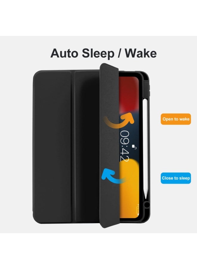 إيفو جراب لجهاز iPad Air 2025 (الجيل السابع) M3 مقاس 11 بوصة مع حامل قلم، غطاء ذكي نحيف مع غطاء خلفي شفاف لجهاز iPad Air 2025 (الجيل السابع) M3 مقاس 11 بوصة، يدعم الشحن اللاسلكي لقلم iPad، خاصية التشغيل/الإيقاف التلقائي - Image 2