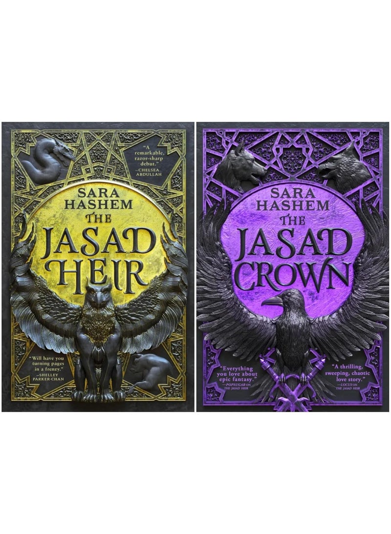 The Scorched Throne Series 2-Book Collection Set - Epic Fantasy of Betrayal, Magic, and Royal Intrigue - The Jasad Heir, The Jasad Crown