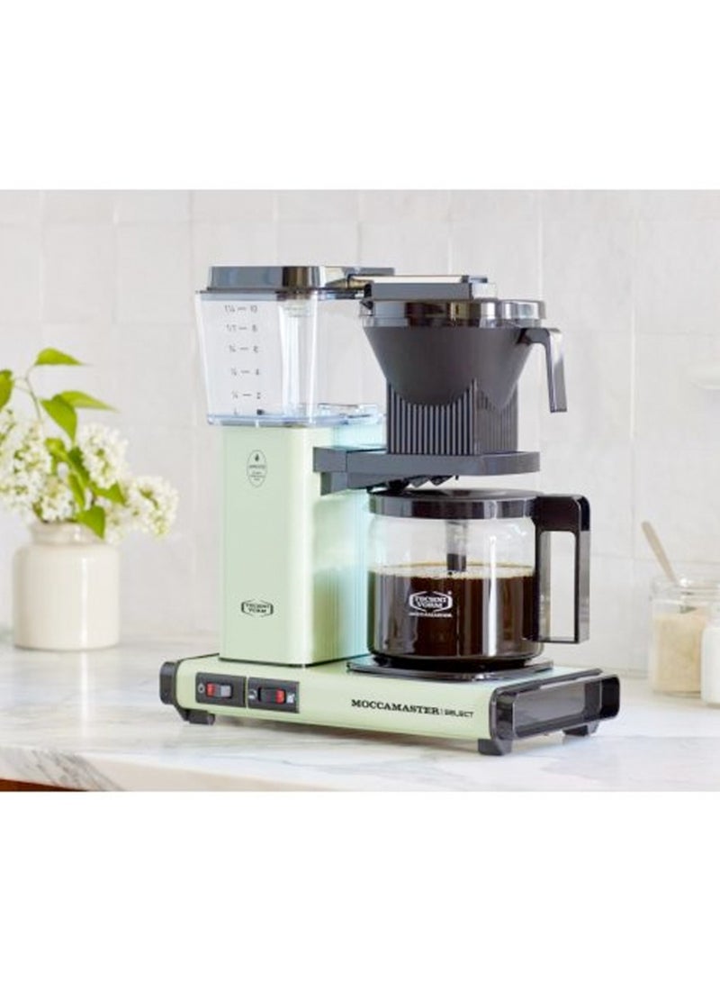 موكا ماستر KBG Coffee Brewer: ماكينة تحضير القهوة المفلترة مع دورق زجاجي – 1.25 لتر – أخضر  - Image 4