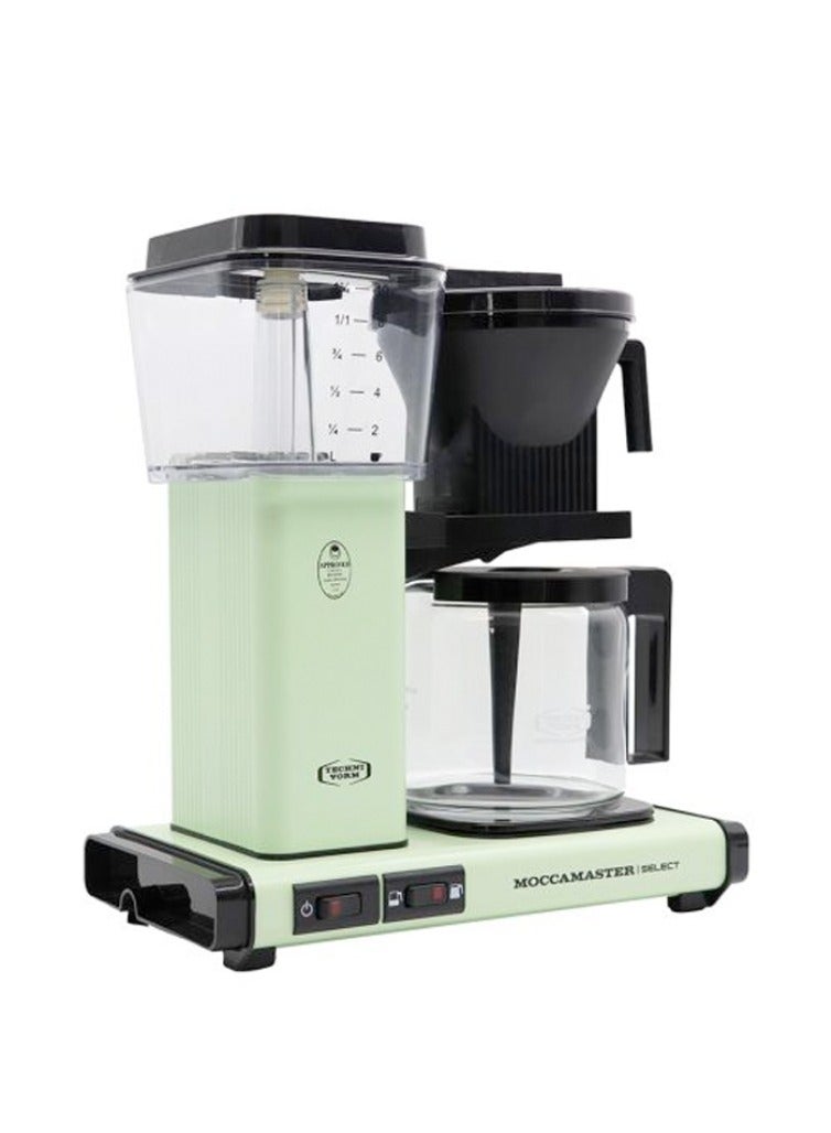 موكا ماستر KBG Coffee Brewer: ماكينة تحضير القهوة المفلترة مع دورق زجاجي – 1.25 لتر – أخضر  - Image 2