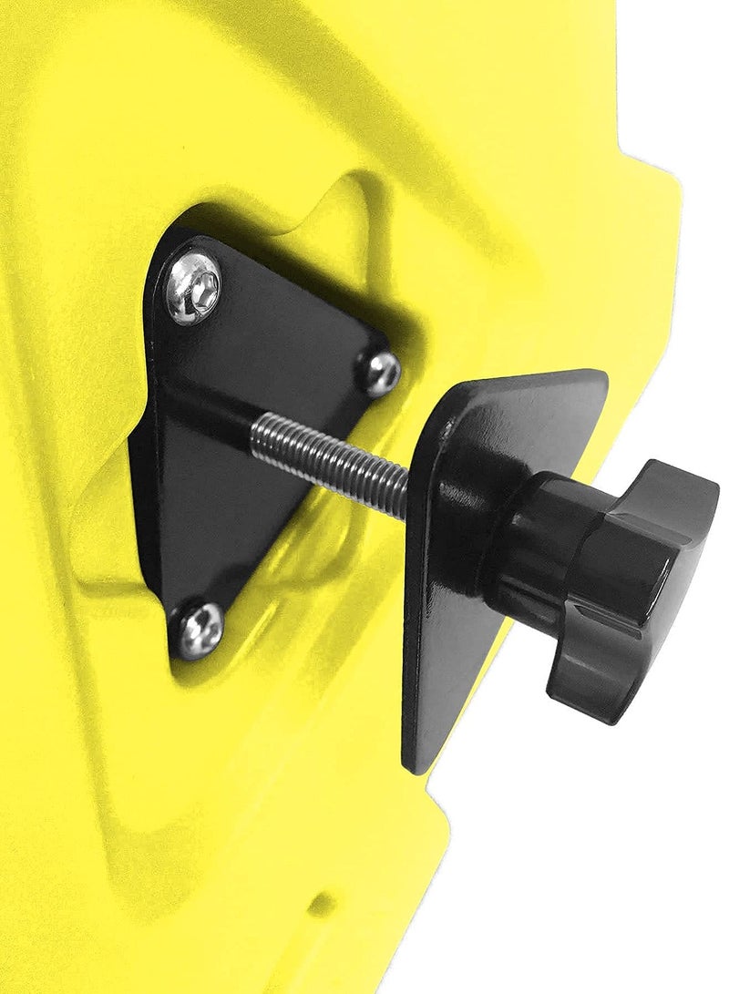 Excefore Fuel Tank Mounting Bracket Gasoline Container Lock Gas Storage Shelf Holder for Off-Road Motorcycle SUV ATV Gas Can Fixing Device, Only Bracket, BracketLock - Image 2