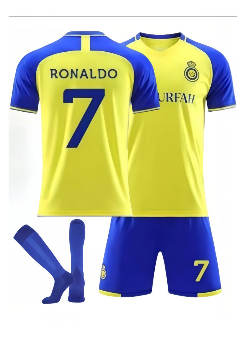 SKT Shiketro No. 7 Football Team Short Sleeve Jersey, 3-Pack (Including Socks)  - Image 1