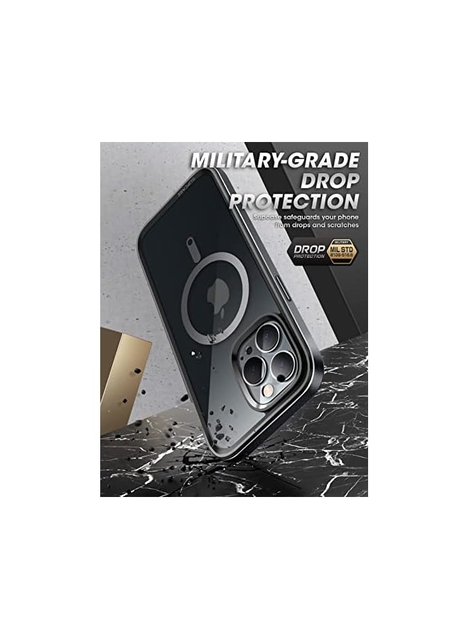 SupCase Unicorn Beetle EdgeMag Case for iPhone 14 Pro 6.1", Compatible with MagSafe Slim Frame Clear Protective Case with Built-in Screen Protector - Image 5